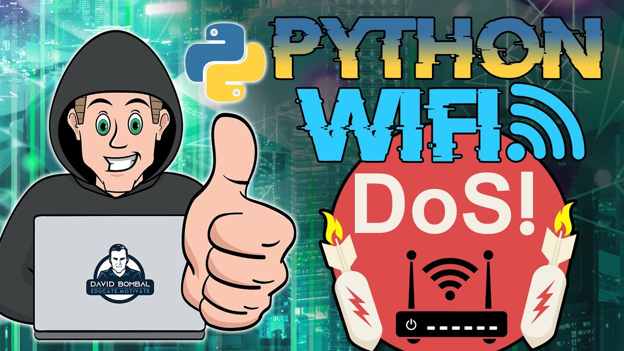 alfa wifi  Update New  Tấn công Python WiFi DoS (Từ chối dịch vụ)