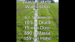 Wasserrakete 6.0 Liter, 10bar