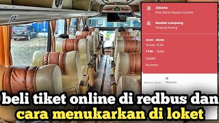 cara menukarkan tiket online redbus ke loket bus