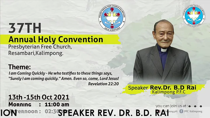 37th Annual Holy Convention (Rev. Dr. B.D. Rai) Session 4