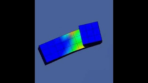 Simulation of a Tumbling L-shaped box dynamic behavior