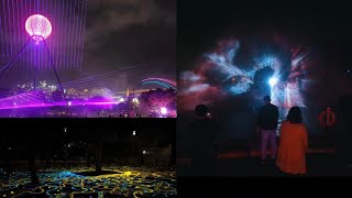 When Fire Meets Water 🔥✨ Vivid Sydney 2026 @Pinku_Visuals 