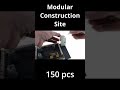 LEGO Modular Construction Site Speed Build #shorts #lego