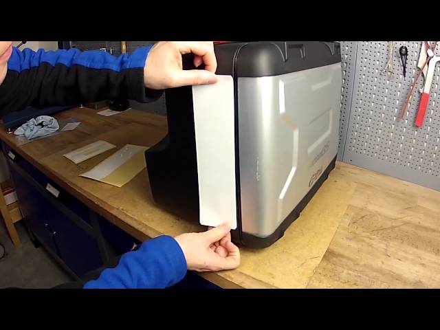 Reflektions-Folien für BMW R1200GS Vario Koffer - YouTube