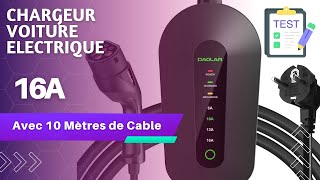 [Véhicule Electrique] Chargeur DAOLAR 16A câble de 10 mètres Pas chers