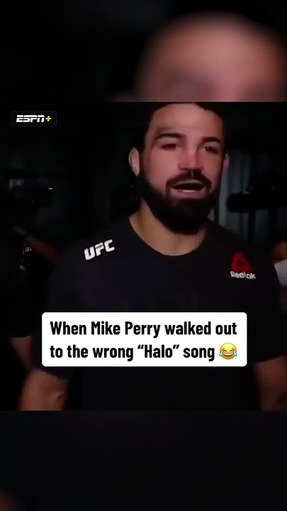 This Mike Perry walkout 😂