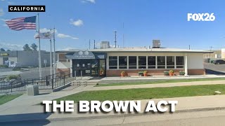 A California city is being accused of violating the Brown Act
