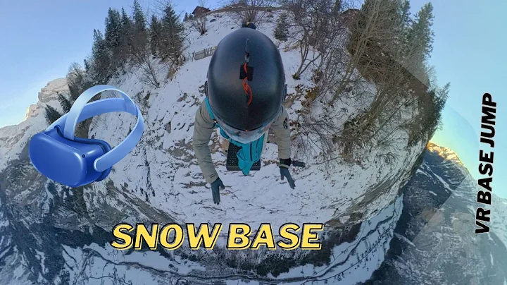 Jumping Off a 2100ft Cliff in 360° VR 😱 | Switzerland BASE Jump