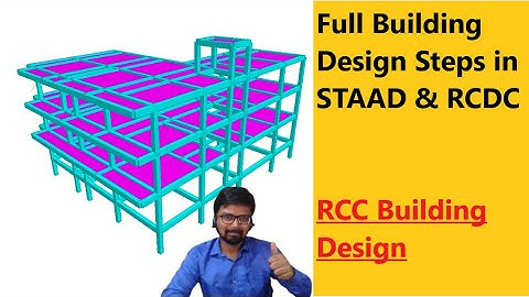Full Building Design in STAAD Pro and RCDC