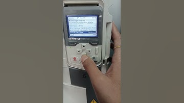 ABB drive parameters setting