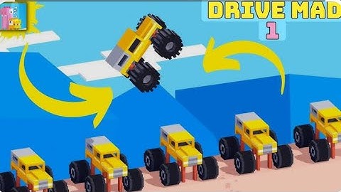 Drive Mad All Level Gameplay Walkthrough |Fancade Game |Level 1 - 10 (PART 1)