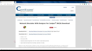 CertExams Juniper Junos (JNCIA) Network Simulator