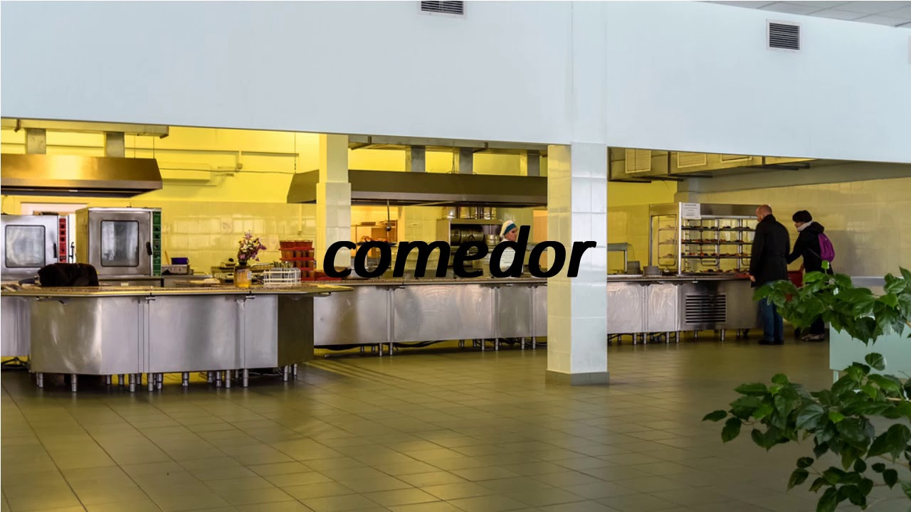 How to say canteen in Spanish? comedor YouTube