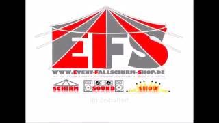 Event-Fallschirm-Shop: Aufbau kleiner 10m EF im Zeitraffer