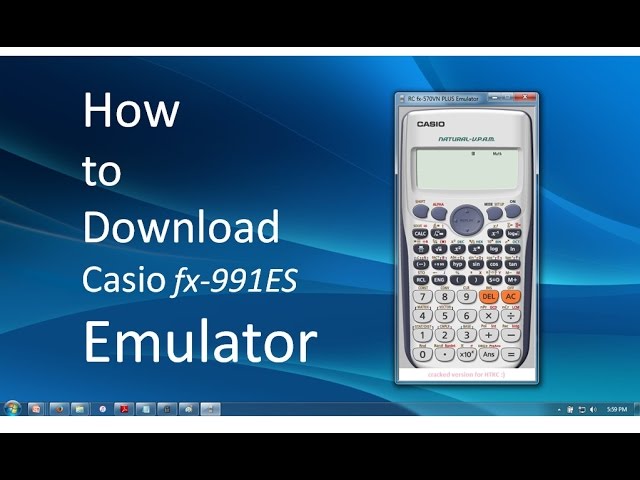 How to Download Casio fx-991ES Emulator for Windows - YouTube