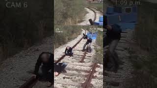 Man Gets Hit By A Train (Sad)