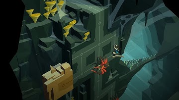 Lara Croft GO The Maze of Stones 2 Down a Spiders leg