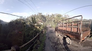 360 video: Rice Fields in Tegalalang, Bali, Indonesia
