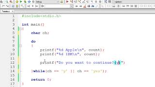 do-while Loop In C Programming Language