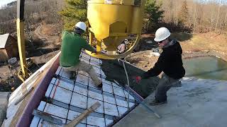 Concrete roof is finally done - Building my ICF house part 14