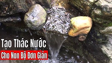 Làm Thác Nước Cho hồ cá koi / thiết kế dòng thác tuyệt đẹp