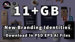 11+GB New Branding Identities Download In PSD EPS AI Files | Noreen Graphics|