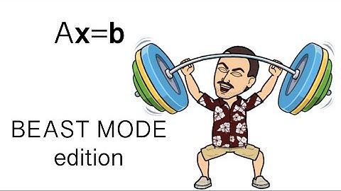 Solving Ax=b - Coffee and Linear Algebra with Dr. Weselcouch