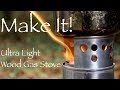 Ultralight Wood Gas Stove. How to Make a Super Light and Compact Backpacking Twig Stove. Ultralight Wood Gas Stove. How to Make a Super Light and Compact Backpacking Twig Stove.