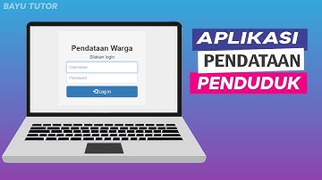 Aplikasi pendataan penduduk berbasis web