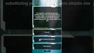 Zombies in the School: Escape - choices text game 1st Review Part 1 (Surviving) screenshot 1