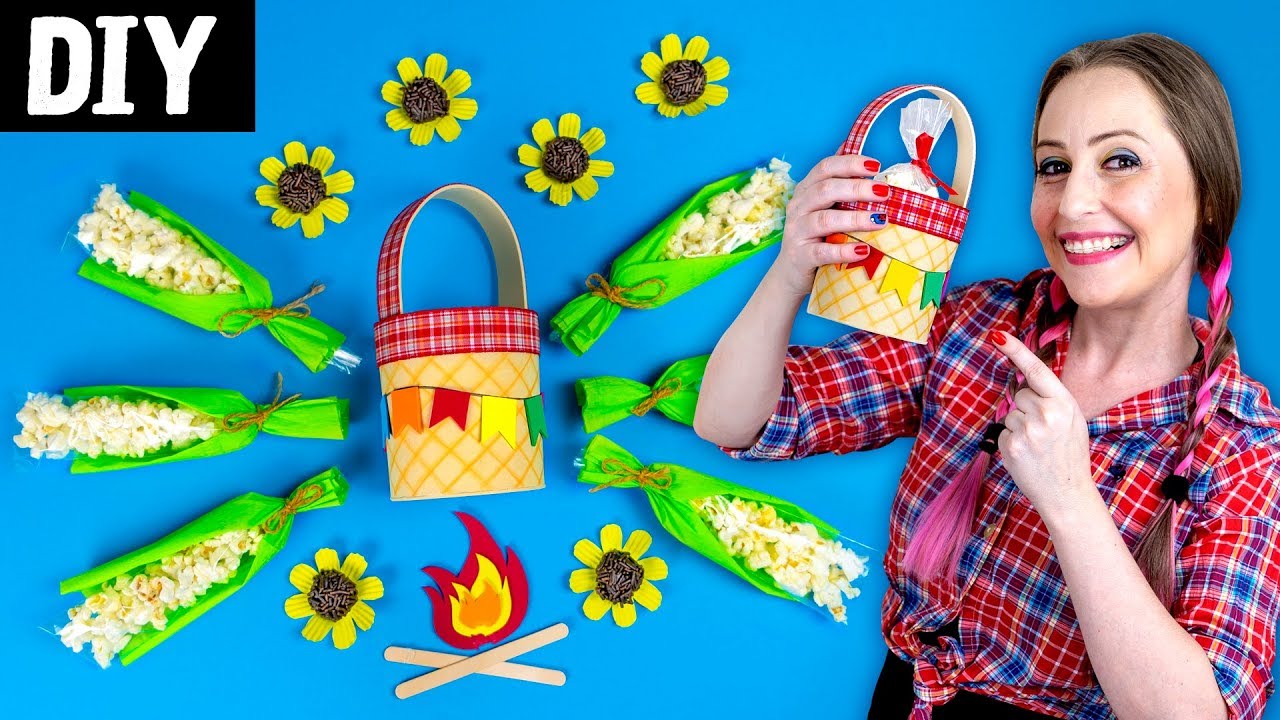 🔥 10 DIYS Fáceis para Festa Junina Completa 👰🤵