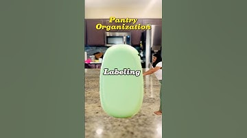 “Proof That Labels Make Everything Better – Pantry Organization 😍” #shorts #trending #declutter