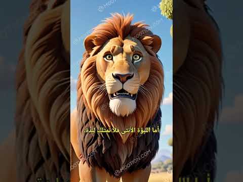 ليو أسد السافانا الشجاع أسد غابة قوة شجاعة حماية حدوته حكاية حكايات قصص اكسبلور كيدز