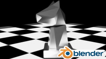 Blender Time-lapse: Creating a Low Poly Chess Piece in Cycles Render