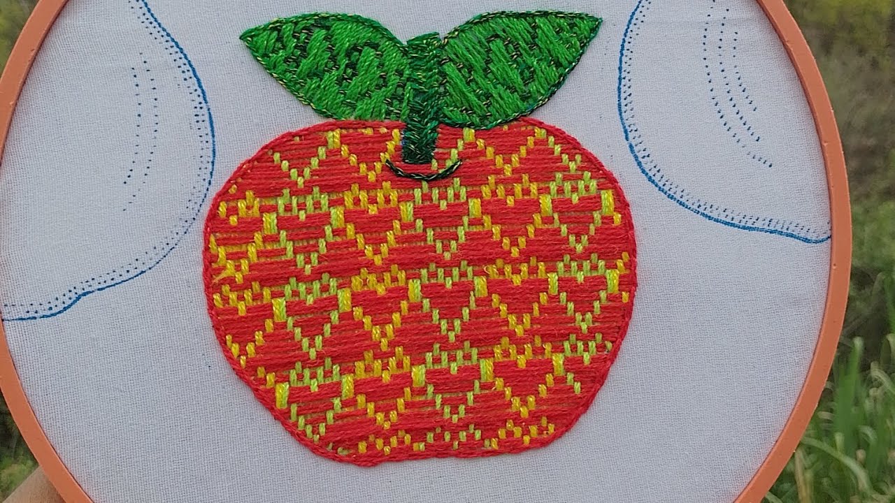 manzana🍎#7 #bordandopasoapasoconAnayeli