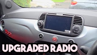 Installing This Fiat 500 Aftermarket Carplay / Android Auto Stereo