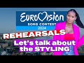 Eurovision2024 rehearsals the styling lets talk