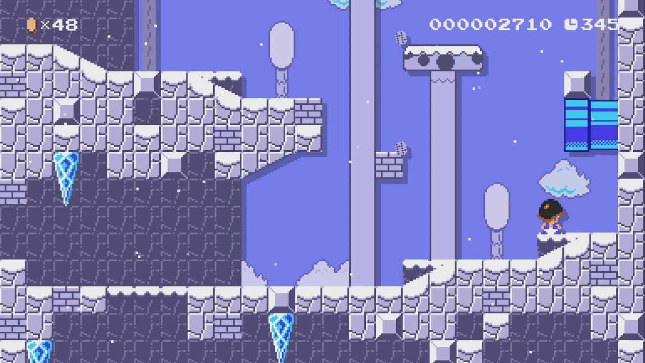 Perilous Peak by Matilder - Super Mario Maker 2 - No Commentary 1bw