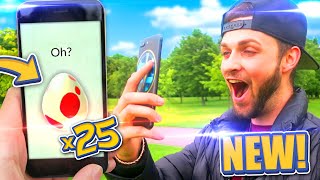 WHAT'S INSIDE...? Opening x25 *NEW* EGGS! - Pokemon GO