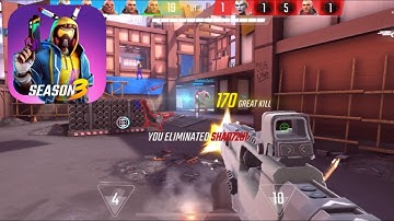 Shadowgun War Games Gameplay | Tutorial and 5v5 Team Deathmatch (iOS, Android)