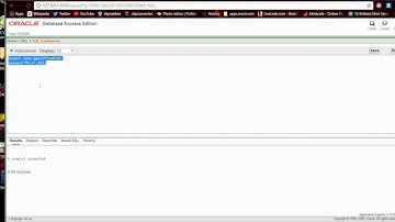 Creating SQL table and sorting accordance to ascending & descending using ORACLE 10g. hd