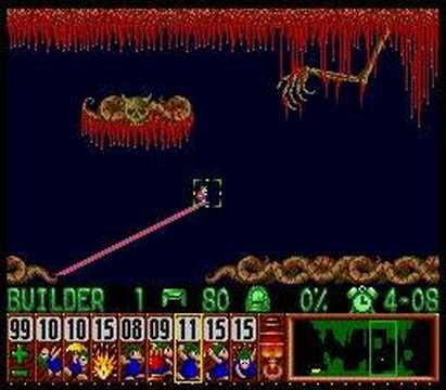 Lemmings - Tricky Level 14 Solution
