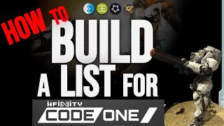 How to build an army list: Infinity the Game CodeOne screenshot 2