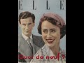 Okładki pisma Elle z 1955 roku