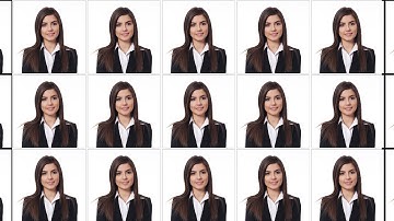 how to create a passport size images using photopea