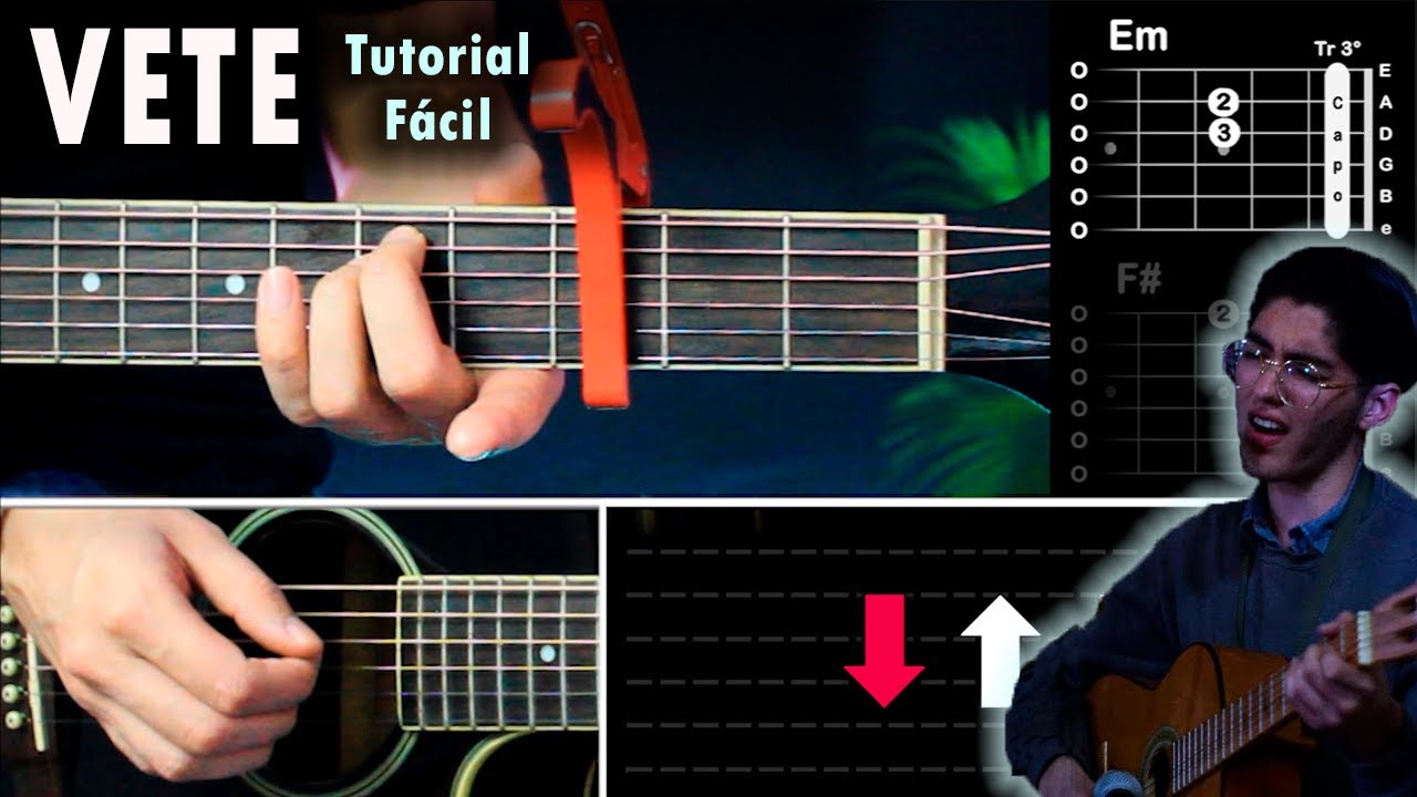 Vete - Kevin Kaarl GUITARRA Tutorial | Acordes - YouTube