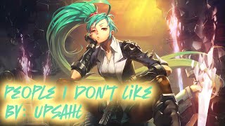 Nightcore - People I Don't Like (Lyrics)