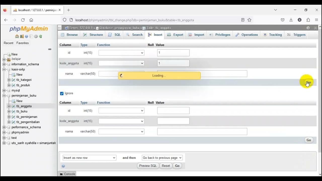Membuat Tabel DataBase, Relasi, Dan Trigger Peminjaman Buku Di ...