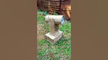 Simple Cardboard Sharpy Light with torch light #cardboard #mini #dj #light #shortvideo #diy #shorts