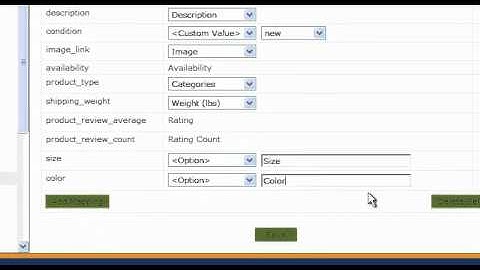 Delete Fields Or Add Mapping Google Base Export - Websiteforge Ecommerce Website